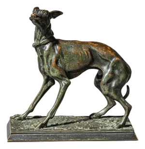 Christophe Fratin, Greyhound, 1800s, Bronze