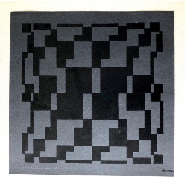 Max Mahlmann, Untitled, 1966, Paper For Sale - Image 6 of 7