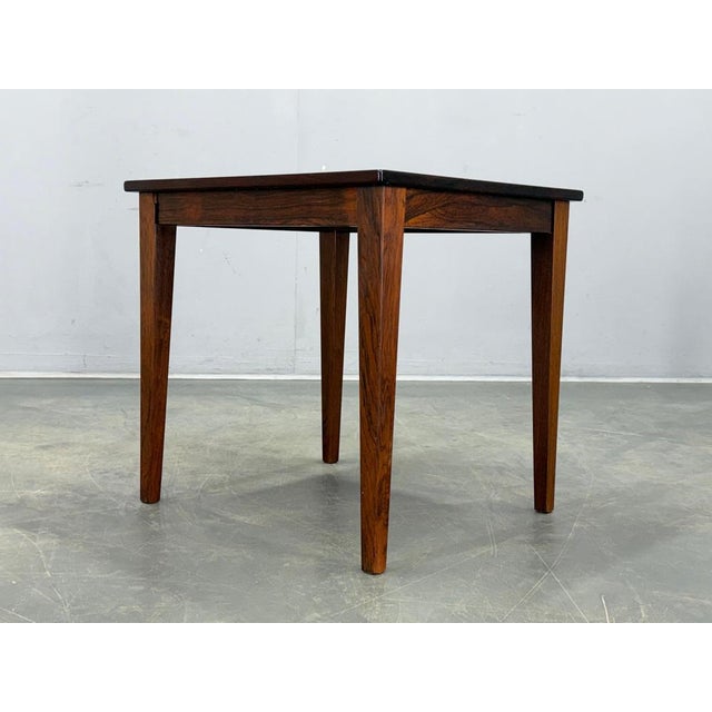 1960s Mid-Century Modern Danish Rosewood Side Table, 1960s For Sale - Image 5 of 14