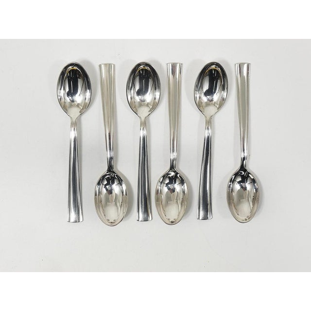 Silver-Plated Flatware Cutlery for Six by Gio Ponti for Krupp, Austria, 1950s, Set of 31 For Sale - Image 13 of 14