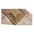 Blue Antique Persian Senneh Wool 4x6 Navy, Gold & Orange Handmade Area Rug #1143202 For Sale - Image 8 of 8