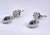 Art Deco Sapphire Drop Earrings With Diamond Surround 18k - 2 Pieces For Sale - Image 3 of 11