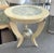 Cream Art Deco Cream Lacquered Side Table With Mother of Pearl Inlay For Sale - Image 8 of 10