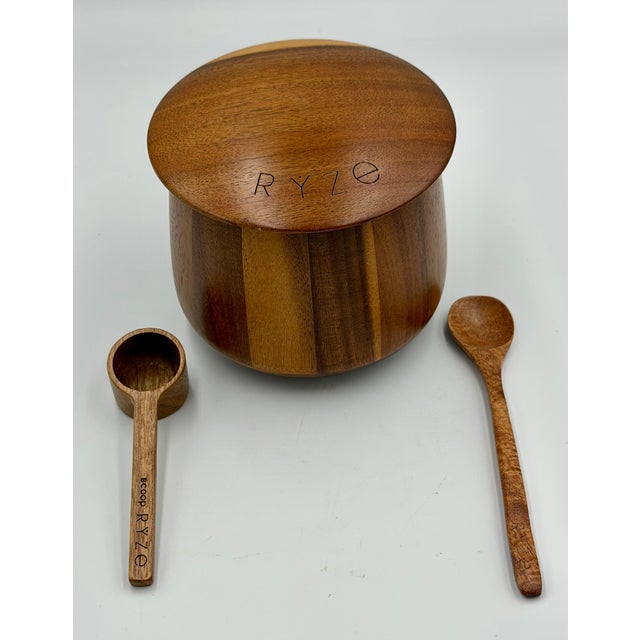 This RYZE Mushroom jar is a unique and stylish addition to your kitchen. All hand-made and sustainably- sourced from...