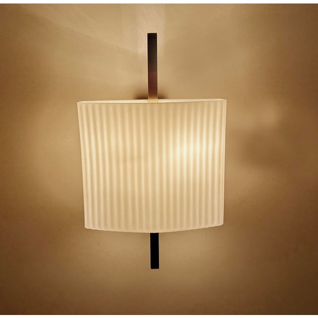 Gold Vintage Space Age Brass Sconces from Hillebrand Lighting, 1960s, Set of 2 For Sale - Image 8 of 18