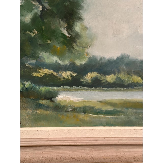Lars Boëthius, Coastal Landscape, 1950s, Oil on Panel, Framed For Sale - Image 14 of 18