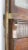 Wood Mid 20th Century Large Door Frame With Textured Glass & Etched Glass Side Lites For Sale - Image 7 of 12