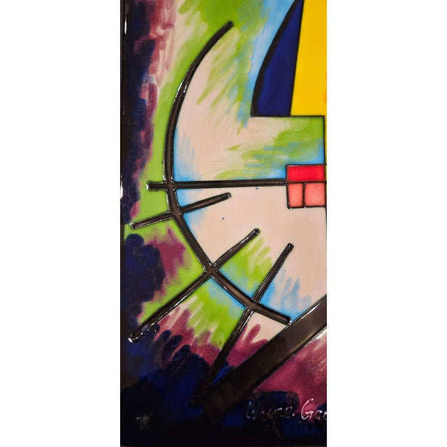 Dynamic Abstract Contemporary Picture by Ceramic Artist Wayne Gau For Sale In Chicago - Image 6 of 11