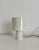 Modern Table Lamp Ceramic Contemporary Handmade Dusty White Table Lamp For Sale - Image 6 of 7