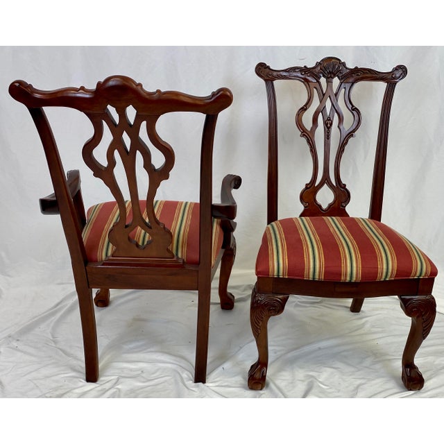 Vintage Thomasville Furniture Chippendale Dining Chairs Set of 6