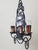 Metal Wrought Iron Sailing Ship Frigate Hanging Lamp For Sale - Image 7 of 18