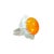 9.52 Carat Mexican Fire Opal Diamond Platinum Ring, Size 5.25 For Sale - Image 4 of 6
