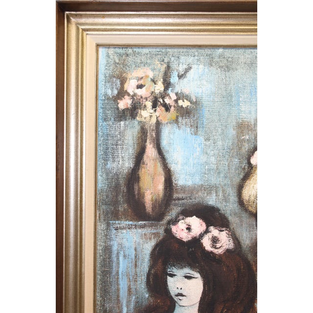 Portraiture Paul Marigny Female Portrait Painting For Sale - Image 3 of 8