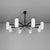 White Odyssey Round Chandelier Medium For Sale - Image 8 of 13