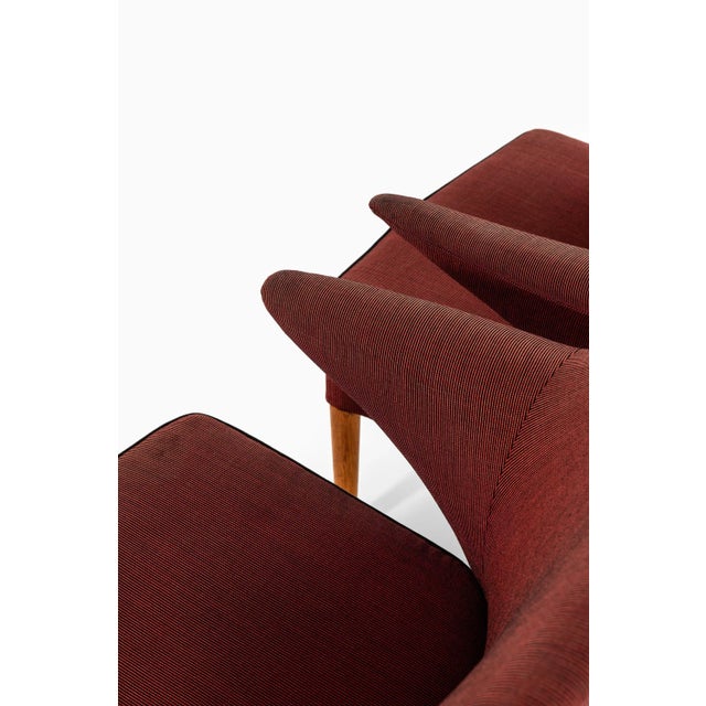 Wood Set of Danish Easy Chairs, 1950s For Sale - Image 7 of 12