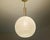 Vintage Italian Pendant Light in Glass, 1950s For Sale - Image 4 of 18
