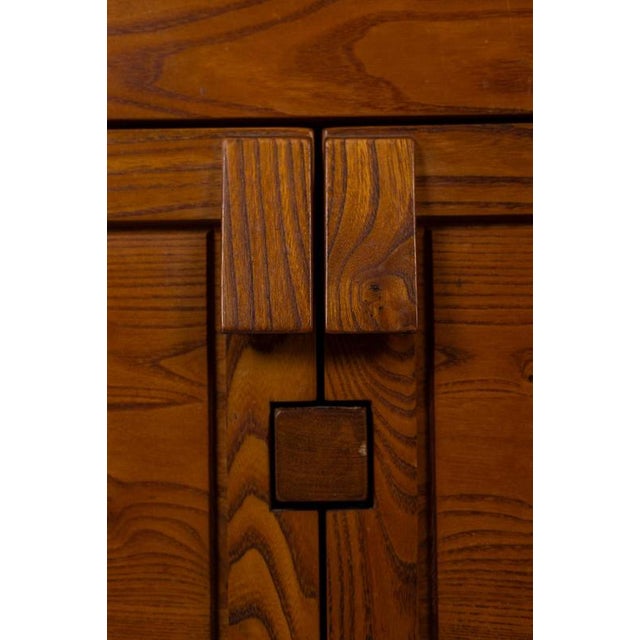 Buffet Model R08 in Blond Elm with 2 Doors by Pierre Chapo, 1964 For Sale - Image 10 of 15