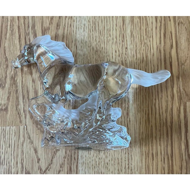 Vintage Lenox Solid and Frosted Horse Figurine- Racing in the Wind- 7”x5”x2”- No Box For Sale - Image 11 of 12