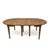 Rustic Antique Tuscan Elm Extendable Round Dining Table with Five Leaves, 1900 For Sale - Image 3 of 15