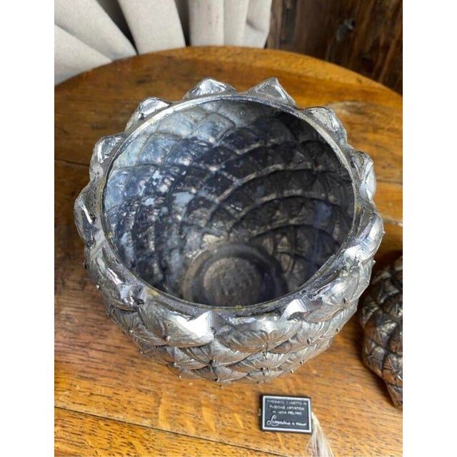 Metal Pineapple Ice Bucket by Mauro Manetti for Fonderia d'Arte, 1960 For Sale - Image 7 of 18