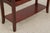 Arts & Crafts 2 Tier 1 Drawer Cherry Sofa Table For Sale - Image 9 of 13