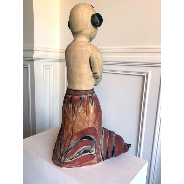 Ceramic Ceramic Figurative Sculpture by Akio Takamori Published For Sale - Image 7 of 18