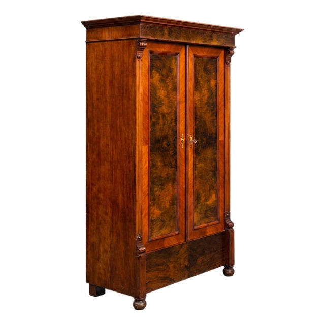 Gründerzeit Wardrobe in Walnut For Sale