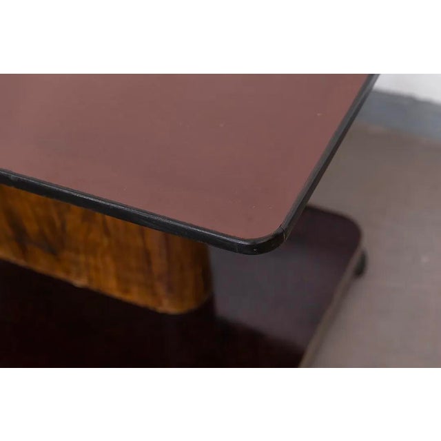 Vintage Art Deco Coffee Table with a Bakelite Tabletop, 1930s For Sale - Image 4 of 11