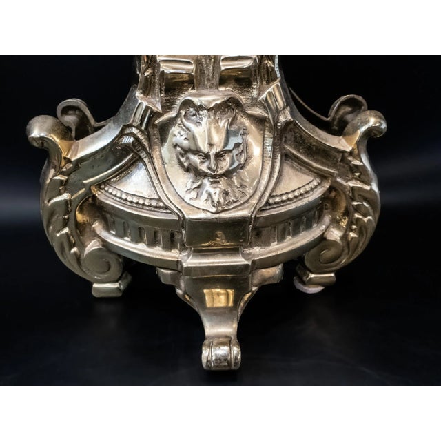 Gorgeous, late 19th century, bronze/ brass, peacock fan, Louis XV style, fireplace screen. This fireplace screen is made...