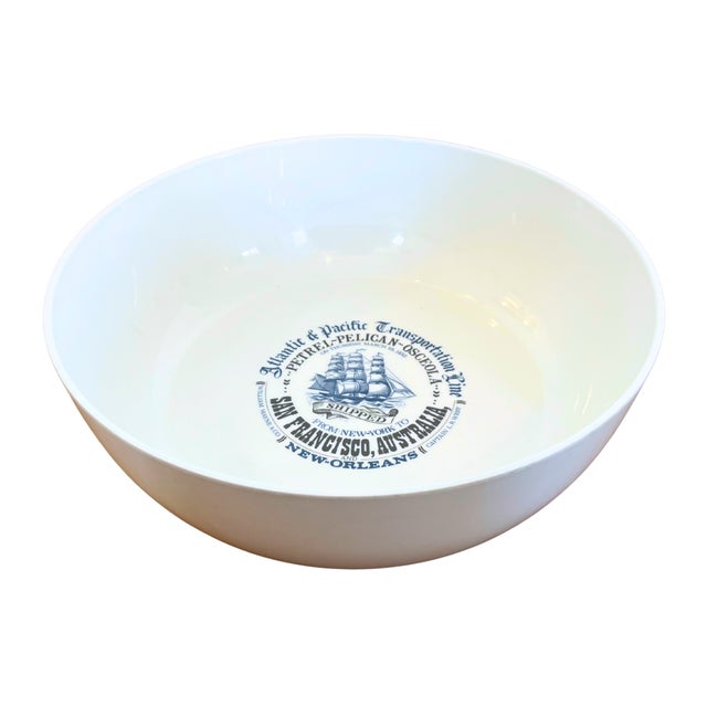 Vintage Nautical Melamine Service for 6, 1970s, Set of 17 For Sale - Image 6 of 10