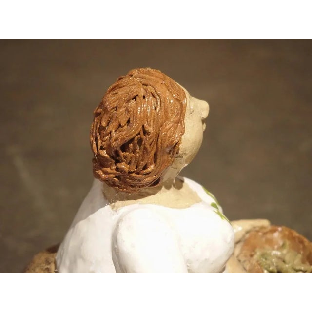 This hand made and painted dish comes from the South of France. It is an enameled ceramic made of a mixture of clay and...