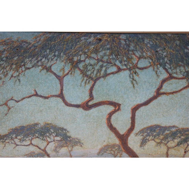 1920s Naturalistic South African Landscape Oil Painting For Sale - Image 4 of 7