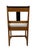 Art Deco Modernist Side Chair in Oak & Velvet from Jan Brunott, 1920s For Sale - Image 3 of 12
