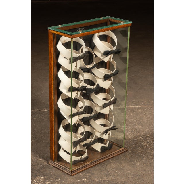 Early 20th C. Philadelphia Haberdashery Collar Display Case For Sale - Image 4 of 13