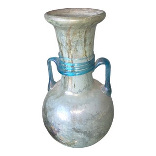 Early 20th C Scavo Cenedese Roman Style Glass Vessel For Sale