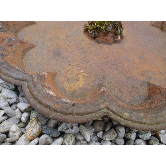 Antique Iron Birdbath, 1890s For Sale - Image 7 of 12