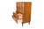 Mid-Century Modern Mid-Century Burlwood Tallboy Dresser Lenoir Furniture For Sale - Image 3 of 8