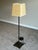 Late 20th Century Minimalist Adjustable Bronze Floor Lamp With Parchment Shade For Sale - Image 4 of 8