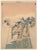 1920s Matted 1927 Asian Japanese Kimono Fashion Design Woodblock For Sale - Image 5 of 5