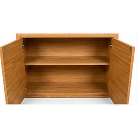 Camel 2 Pieces of Sergio Brioschi for Cecchini Italia Solid Zebrawood Architectural Bookcase or Display Cabinet – Made in Italy For Sale - Image 8 of 15