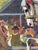 Textile Vintage Painting on Canvas of Hungarian Horse Race- Signed For Sale - Image 7 of 14