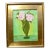 "Two French Roses" Contemporary Oil Painting by Martha Holden For Sale