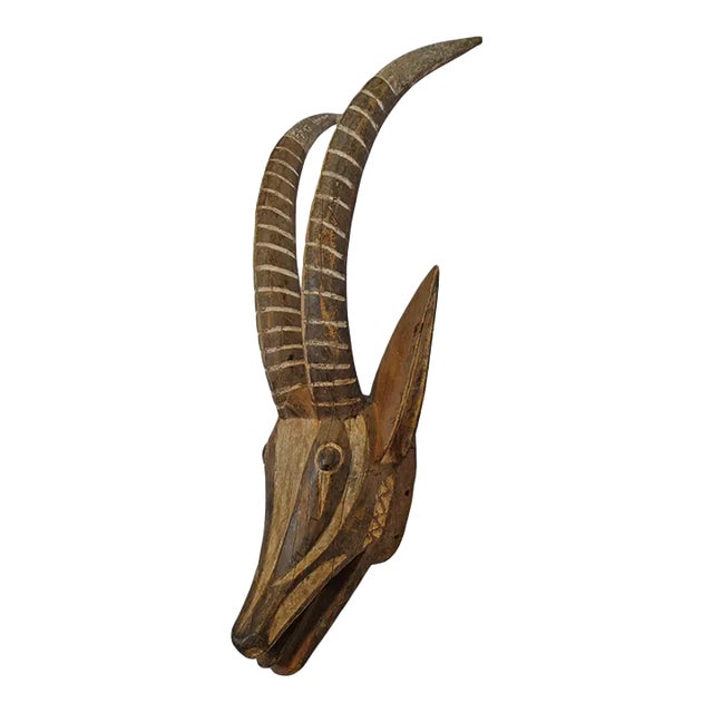 Vintage Large Bwa Antelope Mask For Sale
