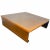 American Industrial Coffee Table With Clouded Amber Resin Tap For Sale - Image 3 of 7