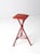 Early 20th Century Antique Red Folk Art Table For Sale - Image 5 of 12