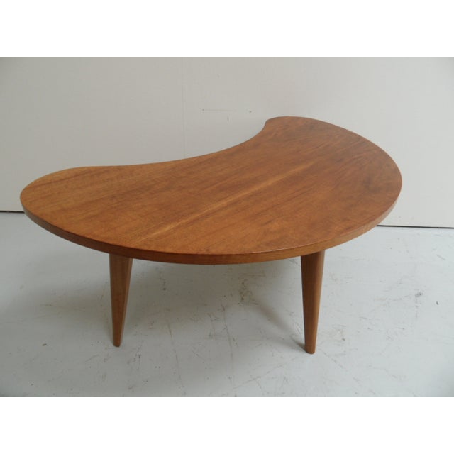 Mid-Century Moon-Shaped Coffee Table, 1950s, in Very Good conditions. Designed 1950 to 1959
