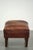 Vintage Brown Ottoman in Sheepskin Leather For Sale - Image 3 of 11