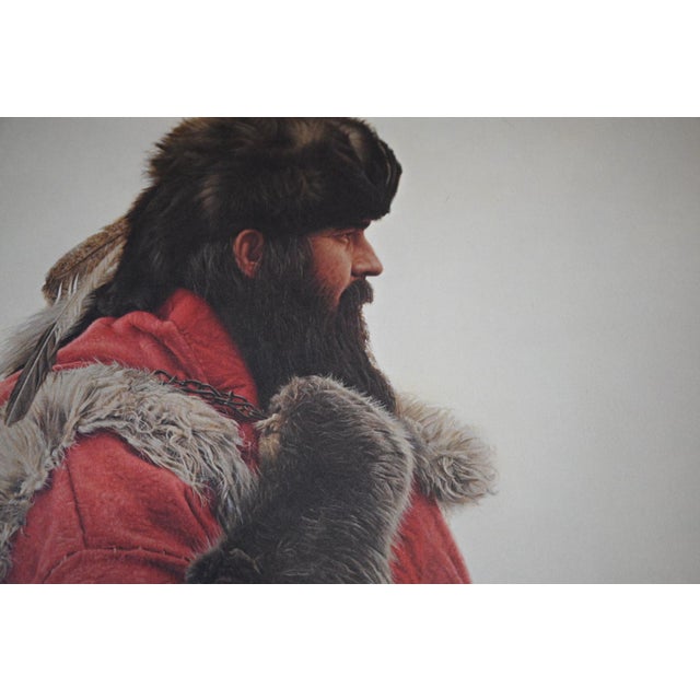 Rustic James Bama "Winter Trapping" 1981 Signed Limited Edition Print 1384/1500, Greenwich Workshop For Sale - Image 3 of 7