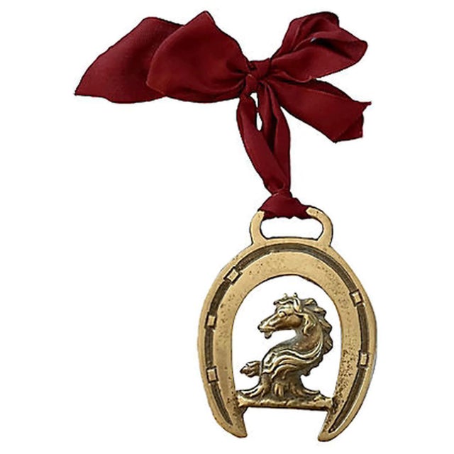 English 19th-C. English Horse Brass Ornament For Sale - Image 3 of 3