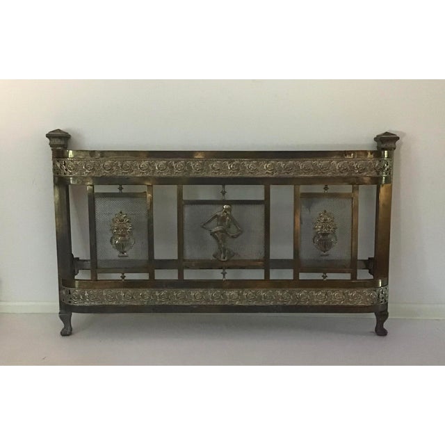 Antique 19th Century French Brass Full Size Headboard and Footboard 2 Pieces Chairish